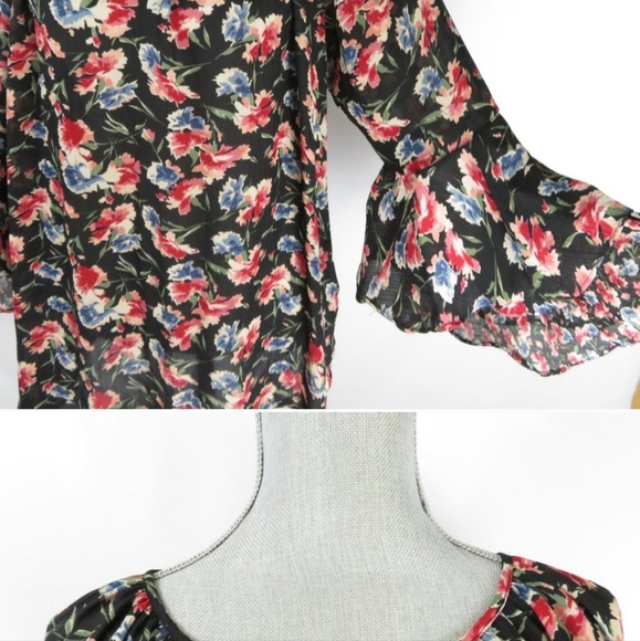 Chaps Floral Top - Picture 4 of 4